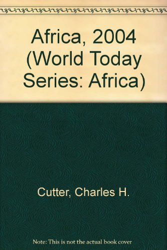 Imagen de archivo de Africa 2004 (World Today Series Africa) a la venta por HPB-Red