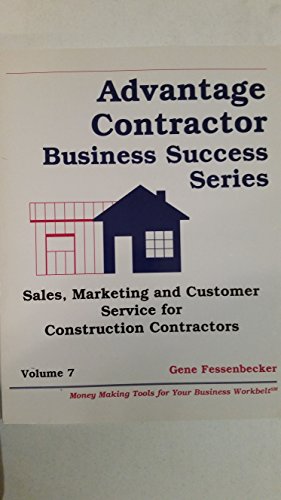 Stock image for Sales, Marketing and Customer Service for Construction Contracting for sale by Better World Books
