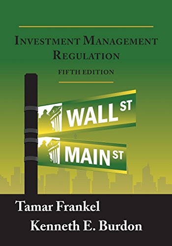 9781888215601: Investment Management Regulation, Fifth Edition