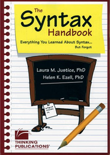 Beispielbild fr The Syntax Handbook: Everything You Learned About Syntax but Forgot zum Verkauf von Campbell Bookstore