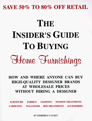 Imagen de archivo de The Insider's Guide to Buying Home Furnishings a la venta por HPB-Diamond