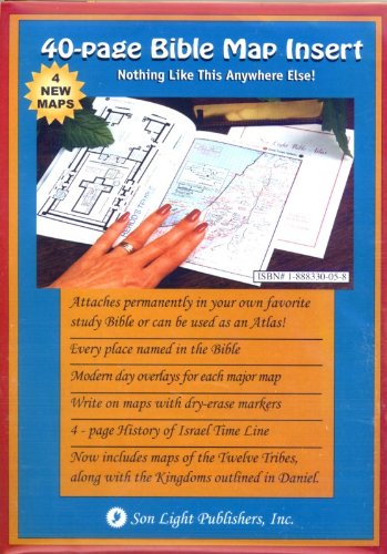 Imagen de archivo de Bible Map Insert a la venta por Front Cover Books