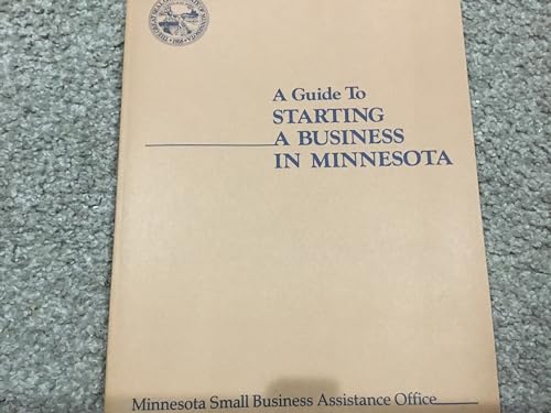 Beispielbild fr A Guide to Starting a Business in Minnesota zum Verkauf von HPB Inc.