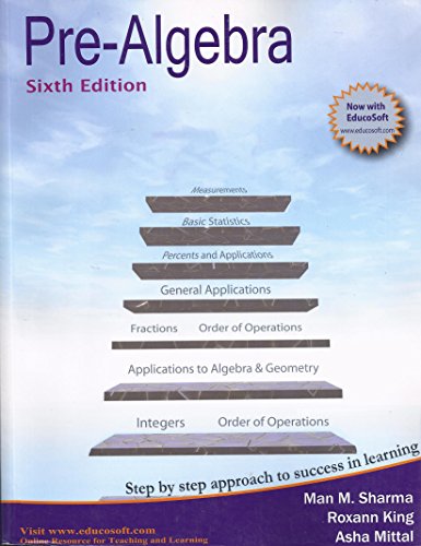 9781888469912: Title: PreAlgebra Sixth Edition