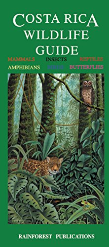 Stock image for Costa Rica Wildlife Guide (Laminated Foldout Pocket Field Guide) (English and Spanish Edition) for sale by HPB Inc.