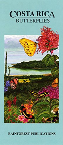 Stock image for Costa Rica Butterflies Wildlife Guide (Laminated Foldout Pocket Field Guide) (English and Spanish Edition) for sale by Books Unplugged