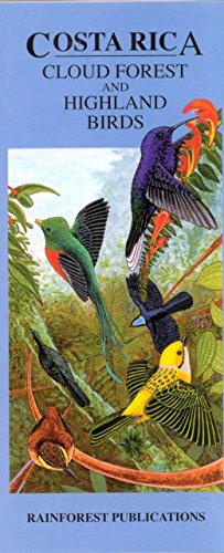 Beispielbild fr Costa Rica Cloud Forest and Highland Birds Guide (Laminated Foldout Pocket Field Guide) (English and Spanish Edition) zum Verkauf von Jenson Books Inc