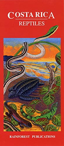 Stock image for Costa Rica Reptiles Wildlife Guide (Laminated Foldout Pocket Field Guide) (English and Spanish Edition) for sale by GF Books, Inc.