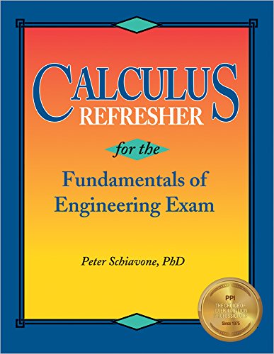 Stock image for Calculus Refresher for the Fundamentals of Engineering Exam for sale by Wonder Book