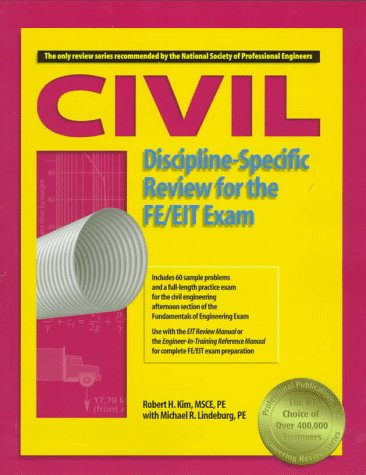 Stock image for Civil Discipline-Specific Review for the FE/EIT Exam for sale by Ergodebooks