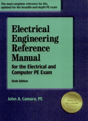 Stock image for Electrical Engineering Reference Manual for the Electrical and Computer PE Exam for sale by Better World Books