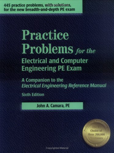 9781888577570: Practice Problems for the Electrical and Computer Engineering Pe Exam: A Companion to the Electrical Engineering Reference Manual