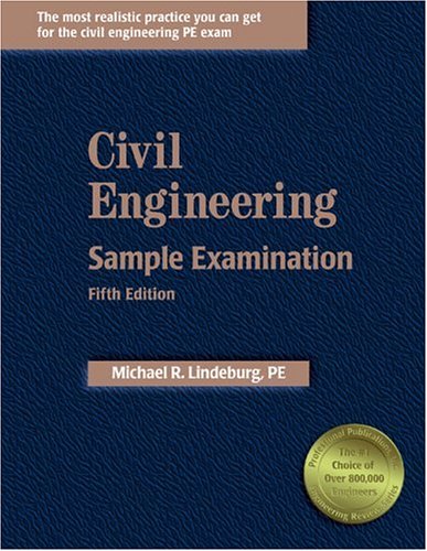 Beispielbild fr Civil Engineering Sample Examination zum Verkauf von Better World Books