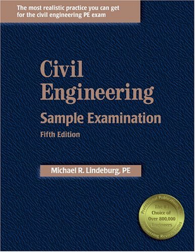 Stock image for Civil Engineering Sample Examination for sale by Better World Books