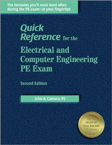 9781888577792: Quick Reference for the Electrical and Computer Engineering PE Exam, 2nd ed.