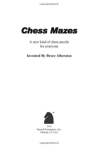 Beispielbild fr Chess Mazes zum Verkauf von Better World Books