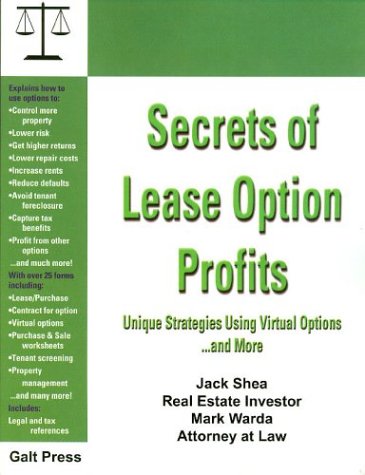 9781888699043: Secrets of Lease Option Profits: Unique Strategies Using Virtual Options ...and More