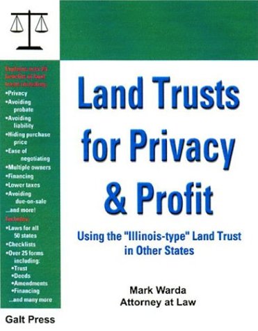 9781888699067: Land Trusts for Privacy & Profit: Using the 