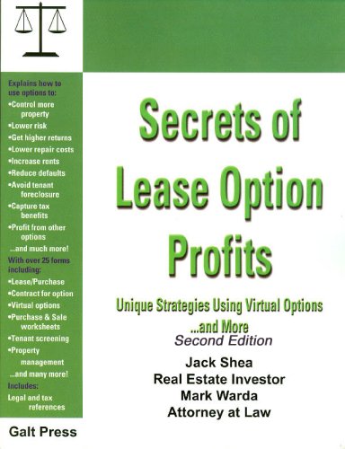 9781888699074: Secrets of Lease Option Profits: Unique Strategies Using Virtual Options... and More