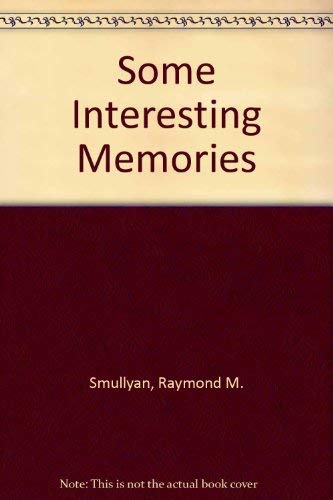 9781888710090: Some Interesting Memories