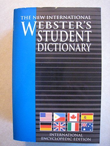 Imagen de archivo de New International Webster's Student Dictionary of the English Language: International Encyclopedia Edition a la venta por SecondSale