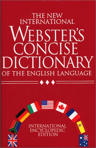 Stock image for The New International Webster's Concise Dictionary of the English Language : Standard Edition for sale by Better World Books: West