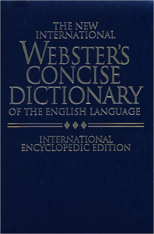 Beispielbild fr The New International Webster's Concise Dictionary zum Verkauf von HPB-Emerald