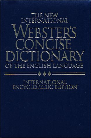 Stock image for The New International Webster's Concise Dictionary for sale by HPB-Emerald