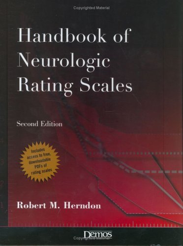 Beispielbild fr Handbook of Neurologic Rating Scales zum Verkauf von Anybook.com