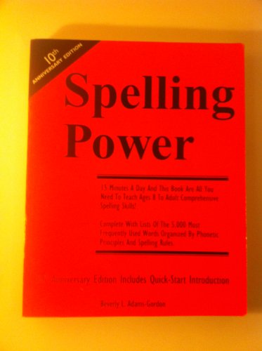 9781888827194: Spelling Power: Tenth Anniversary Edition