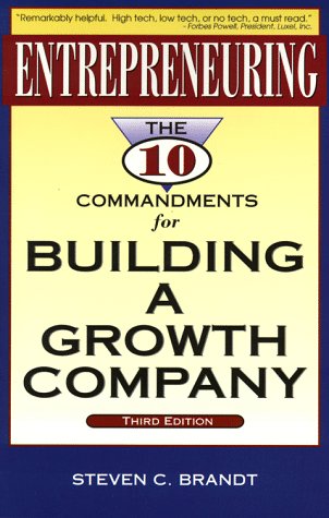 Beispielbild fr Entrepreneuring: The Ten Commandments for Building a Growth Company (Build Your Business Guides) zum Verkauf von Sigrun Wuertele buchgenie_de