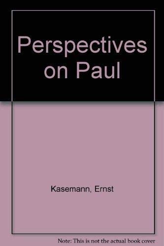 Stock image for PERSPECTIVES ON PAUL for sale by Sigler Press