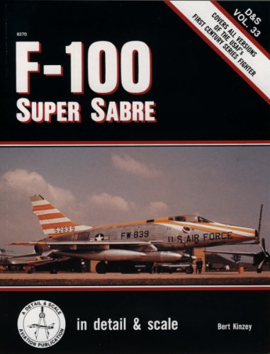 Beispielbild fr F-100 Super Sabre in Detail & Scale. All Versions of the USAF's First Century Series Fighter. D&S Vol. 33. zum Verkauf von Military Books
