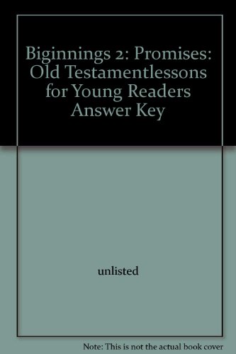 9781889015033: Title: Biginnings 2 Promises Old Testamentlessons for You