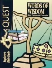 Beispielbild fr Bible Quest - Words of Wisdom - Job, Psalms and Proverbs: Student Workbook zum Verkauf von Wonder Book
