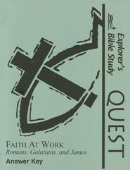 Stock image for The Explorers Bible Study Quest, Faith at Work Answer Key for sale by Wonder Book