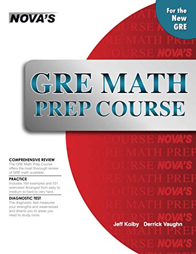 Imagen de archivo de GRE Math Prep Course a la venta por Better World Books