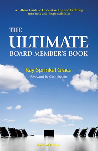 Imagen de archivo de The Ultimate Board Members Book a la venta por Goodwill