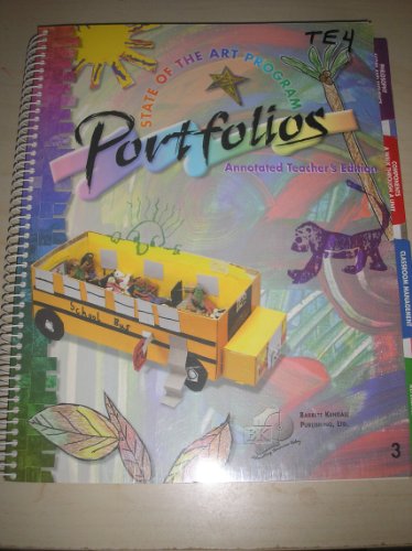 Stock image for State of the Art Program Portfolios, Grade 3, Annotated Teacher's Edition for sale by Buyback Express