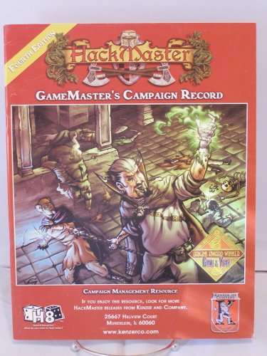 Beispielbild fr Gamemaster's Campaign Record (HackMaster (4th Edition)) zum Verkauf von Noble Knight Games