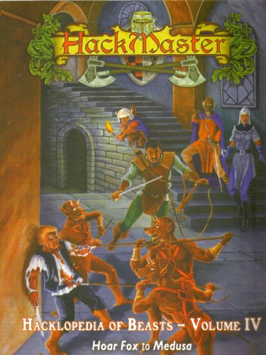 Beispielbild fr Hacklopedia of Beasts #4 - Hoar Fox to Medusa (HackMaster (4th Edition)) zum Verkauf von Noble Knight Games