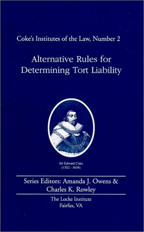 Alternative Rules for Determining Tort Liability (9781889184029) by Owens, Amanda J.