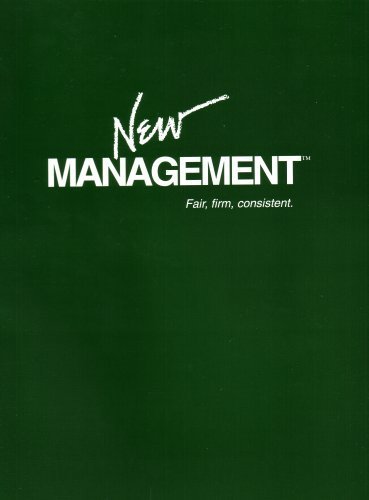 9781889236032: New Management: Fair, Firm, Consistent: A Systematic Approach to Student Management, Motivation, and