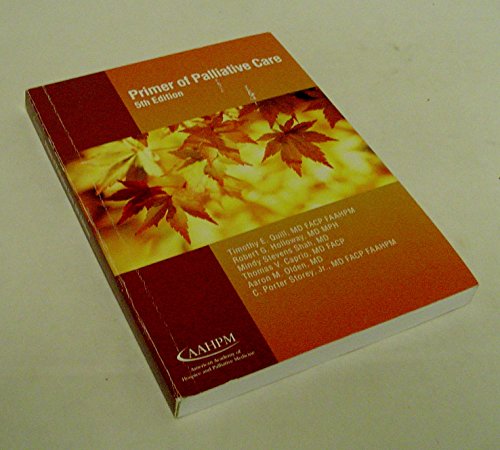 Stock image for Primer of Palliative Care for sale by BooksRun