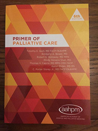 Stock image for Primer of Palliative Care for sale by BooksRun