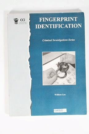 Imagen de archivo de FINGERPRINT IDENTIFICATION [Paperback] a la venta por Orion Tech