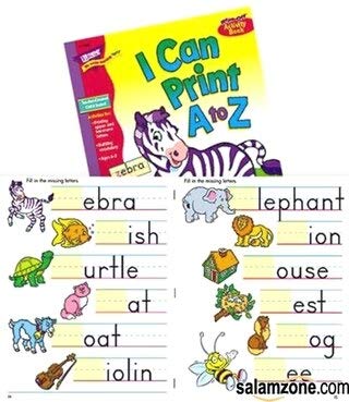 Stock image for I Can Print A to Z (Wipe-off Activity Book--Reusable) for sale by Wonder Book