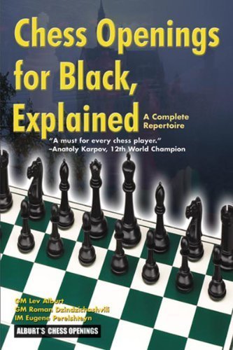 Stock image for Chess Openings for Black, Explained (A Complete Repertoire) for sale by Wonder Book