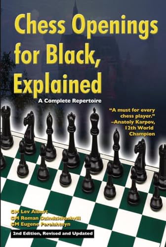 Chess Openings for Black, Explained: A Complete Repertoire: Lev Alburt,  Roman Dzindzichashvili, Eugene Perelshteyn: 9781889323183: : Books