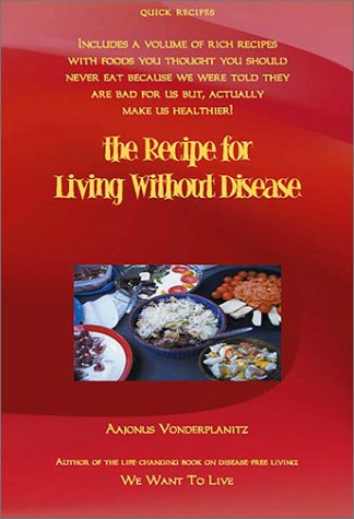 Beispielbild fr The Recipe for Living Without Disease zum Verkauf von HPB Inc.